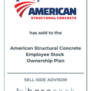 American Structural Concrete has sold to an employee stock ownership plan