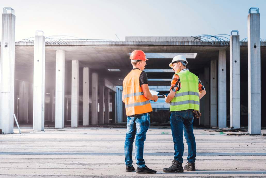 esop hero two people construction site